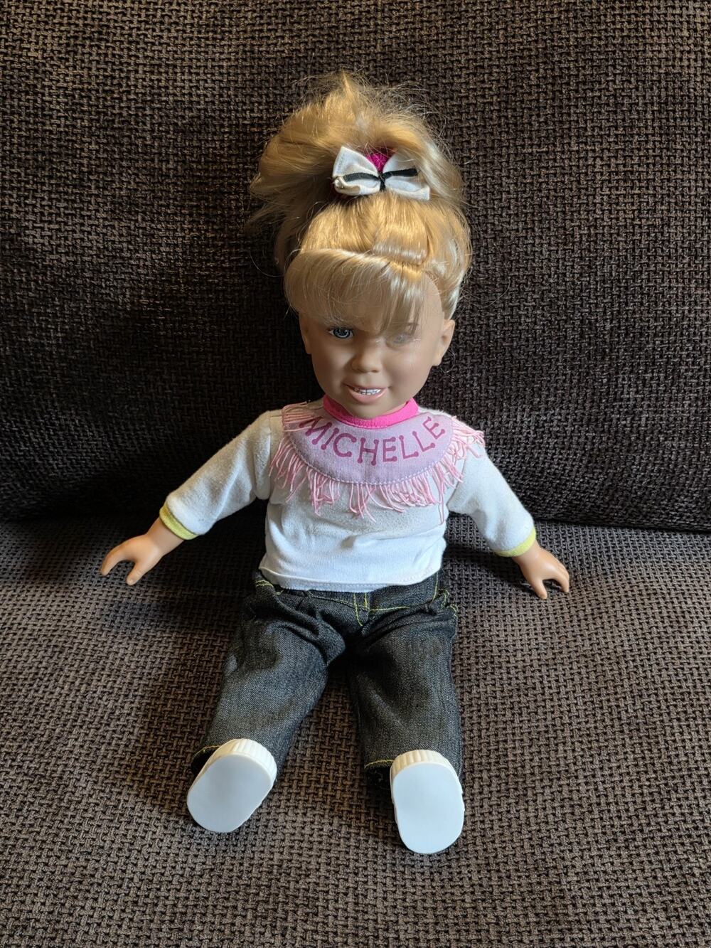 Vintage 1991 TALKING MICHELLE Meritus 15" Doll Full House Tested Working